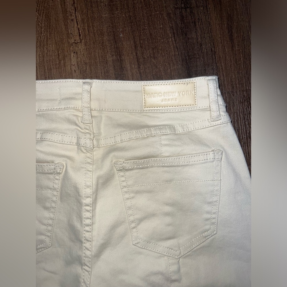 *sold*NWT Marc New York Jeans High Rise Wide Leg Off-White - Picture 10 of 11